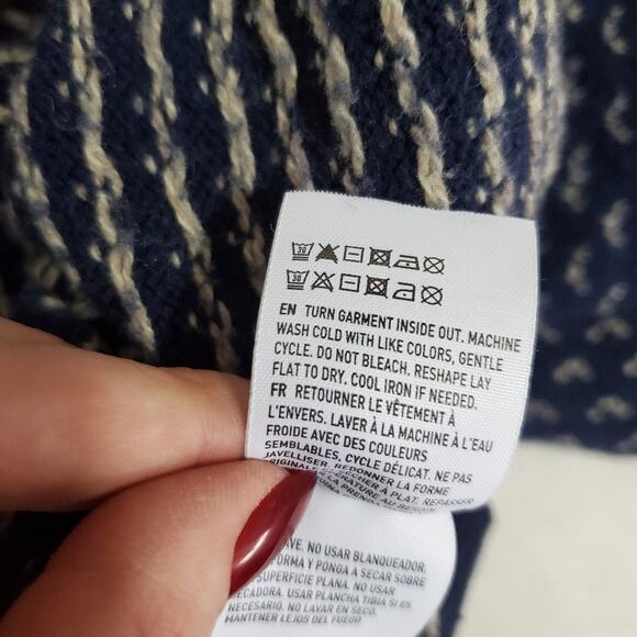 AEO | Seriously Soft Classic Fit Wool Blend Patterned Knit Pullover Sweater - Picture 6 of 6